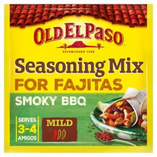 Old El Paso Smoky Bbq Fajita Seasoning Mix 35g Compare Prices And Buy