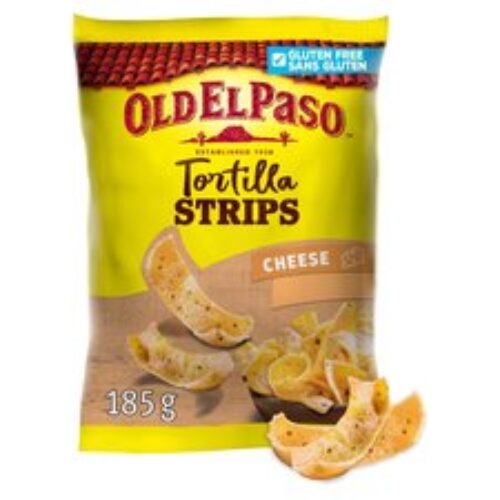 Old El Paso Tortilla Strips Cheese 185G