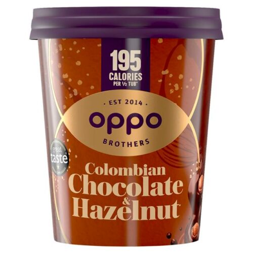 Oppo Colmbian Chocolate & Hazelnut Ice Cream 475Ml