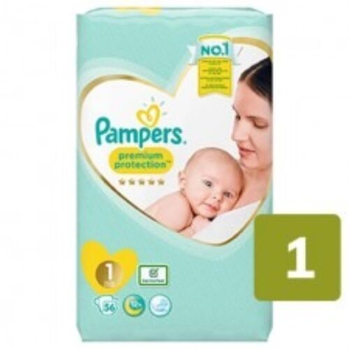 Pampers Premium Protection Size 1 56 Nappies