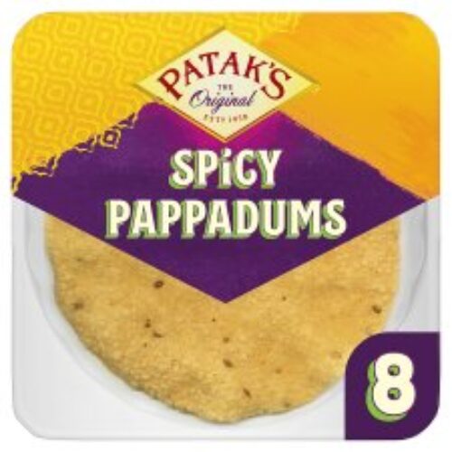 Pataks Spiced Ready To Eat Pappadums 10 Pack