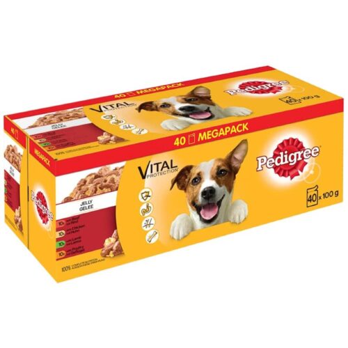 Pedigree Jelly Dog Food Pouches 40 Pack