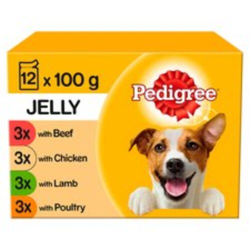 Pedigree Pouch Favourites In Jelly 12X100g