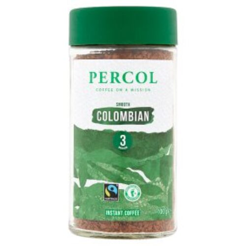 Percol Fair Trade Colombia Instant Coffee 100G