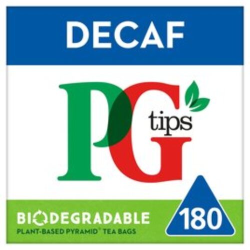 Pg Tips Decaffeinated 180 Teabags 522G