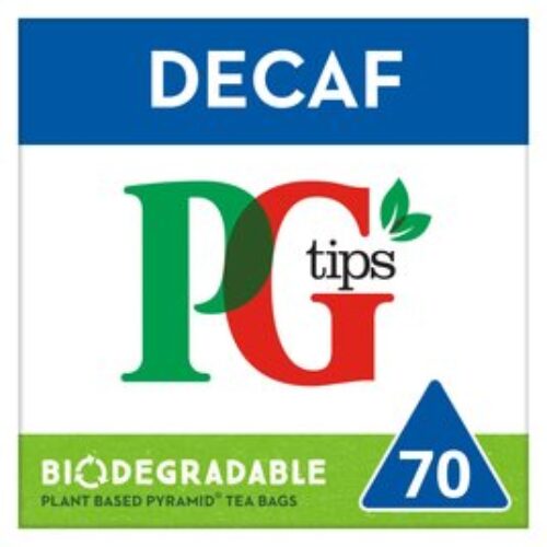 Pg Tips Decaffeinated 70 Tea Bags 203G