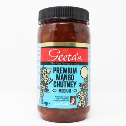 Premium Mango Chutney Medium Geeta’s 1.5Kg