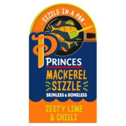 Princes Mackerel Sizzle Lime & Chilli 160G