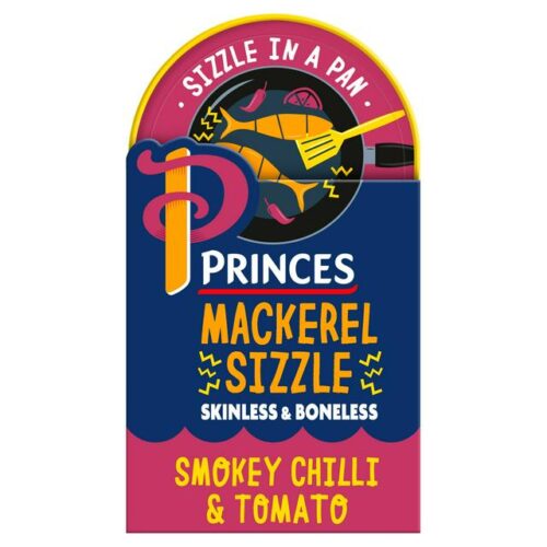 Princes Mackerel Sizzle Smokey Chilli 160G