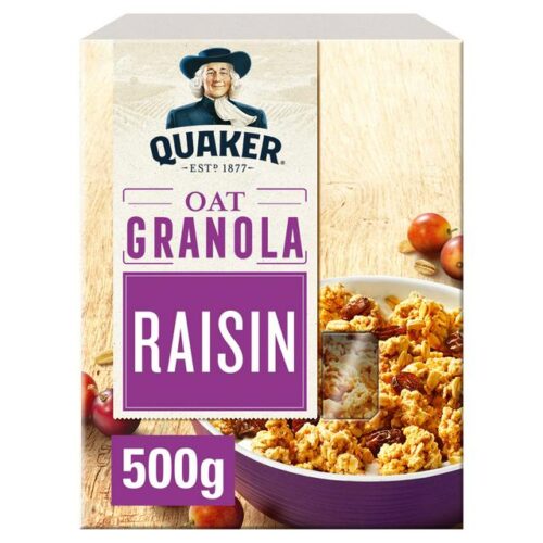 Quaker Oat Granola Raisin 500G