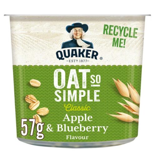 Quaker Oat So Simple Apple & Blueberry Porridge 57G