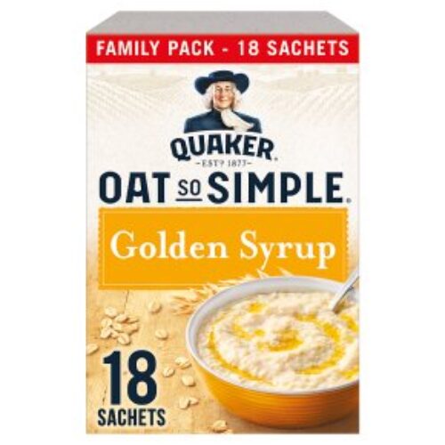 Quaker Q/S/S Golden Syrup Porridge Sachet 18X36g