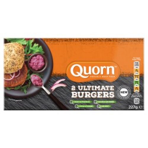 Quorn 2 Ultimate Burgers 227G