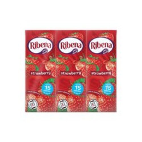 Ribena No Added Sugar Strawberry Cartons 6X250ml
