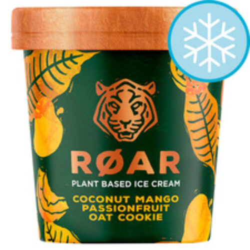 Roar Coconut Mango Passion Fruit Oat Cookie Ice Cream 500Ml