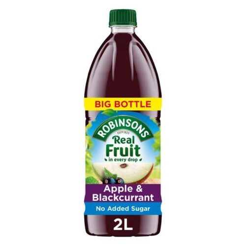 Robinsons Apple & Blackcurrant No Added Sugar Squash 2L