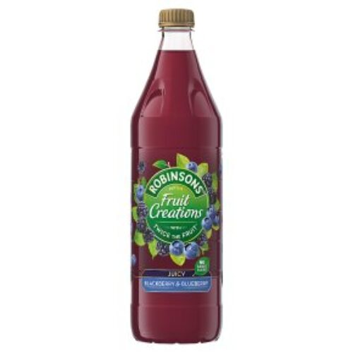 Robinsons Fruit Creations Blackberry Blueberry 1L