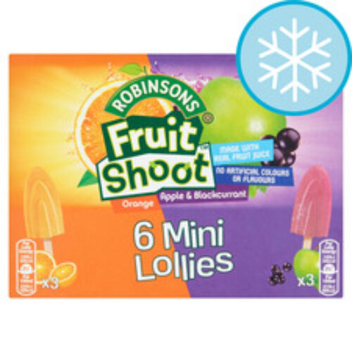 Robinsons Fruit Shoot Lolly Orange & Blackcurrant 6X35ml