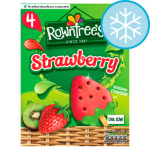 Rowntrees Strawberry Lollies 4X73ml