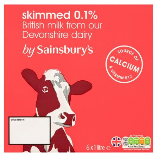 T.Skimmed Longlife Milk 6X1l