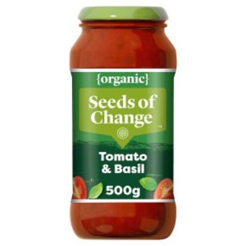 Seeds Of Change Tomato & Basil Organic Pasta Sauce 500G