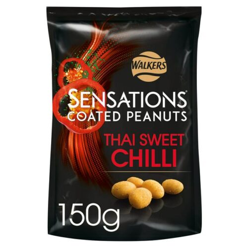 Walkers Sensation Thai Sweet Chili Nuts 150G