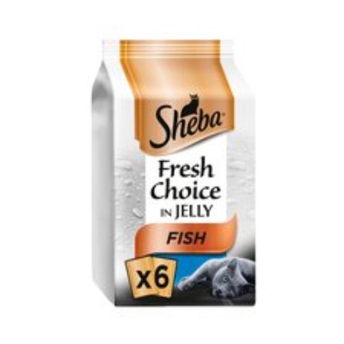 Sheba Fresh Choice Fish In Jelly 6X50g