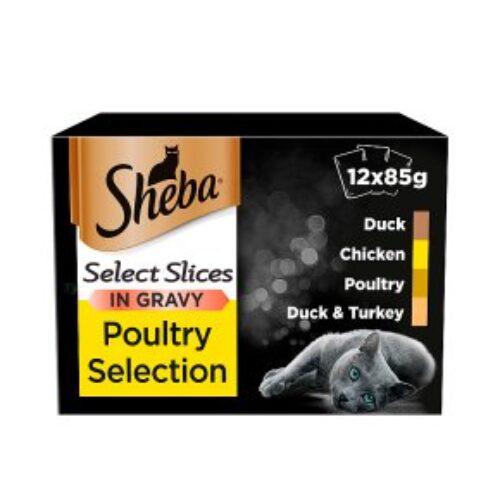 Sheba Cat Pouch Poultry In Gravy 12X85g