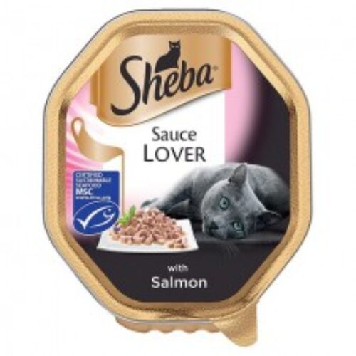 Sheba Tray Sauce Lover With Salmon 85G