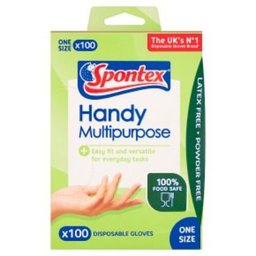 Spontex Multi Purpose Disposable Gloves 100