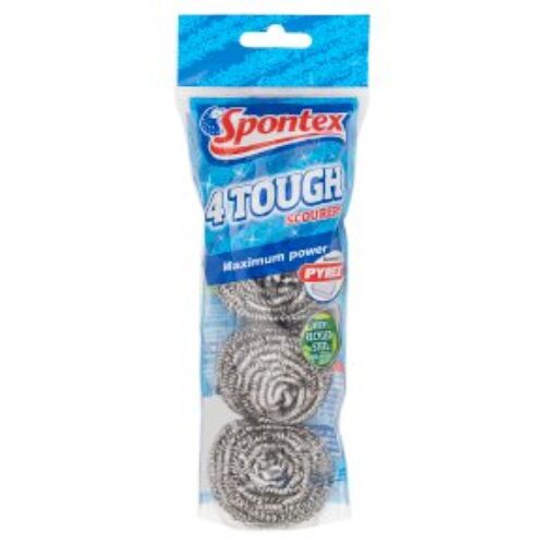 Spontex Tough Scourers 4 Pack