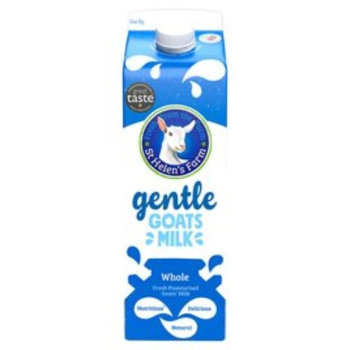 St Helen’s Fresh Whole Goats Milk 1L