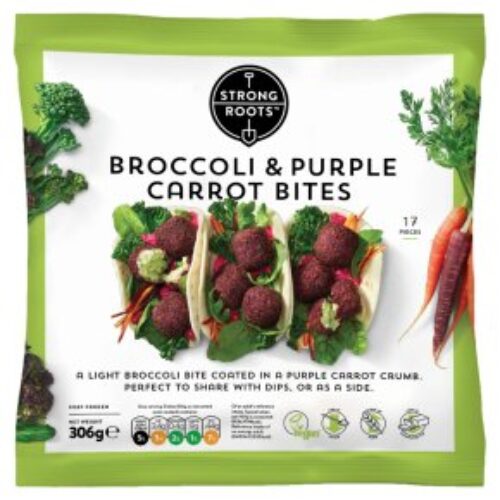 Strong Roots Broccoli & Purple Carrot Bites 375G