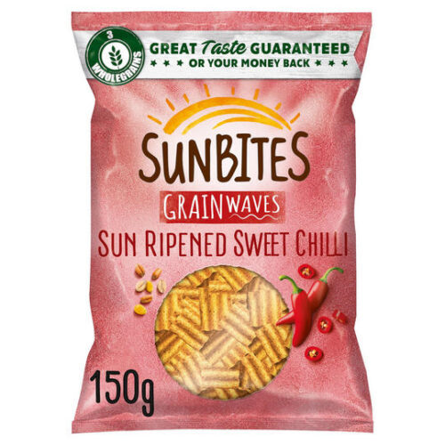 Sunbites Grain Waves Sweet Chilli 150G