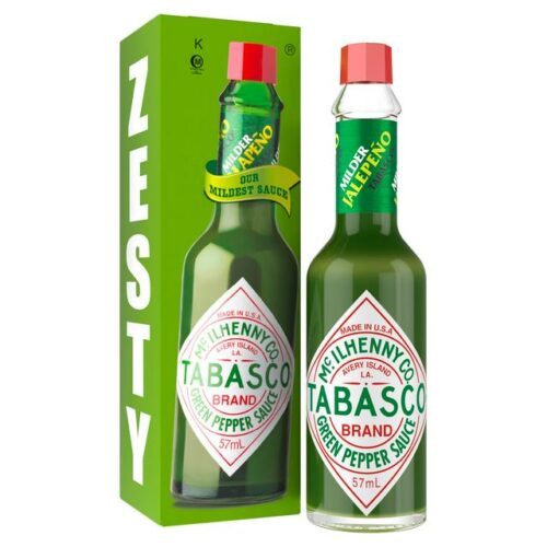 Tabasco Green Pepper Mild Jalapeno Sauce 57ml Bottle