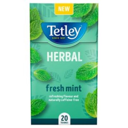 Tetley Herbal Fresh Mint 20 Tea Bags 32G