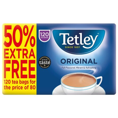 Tetley Original 120 Teabags 375G