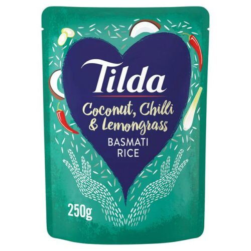 Tilda Coconut Chilli & Lemongrass Basmati Rice 250G