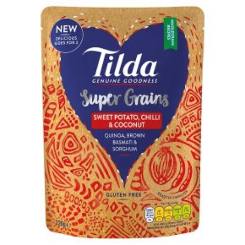 Tilda Super Grains Sweet Potato Coconut 220G