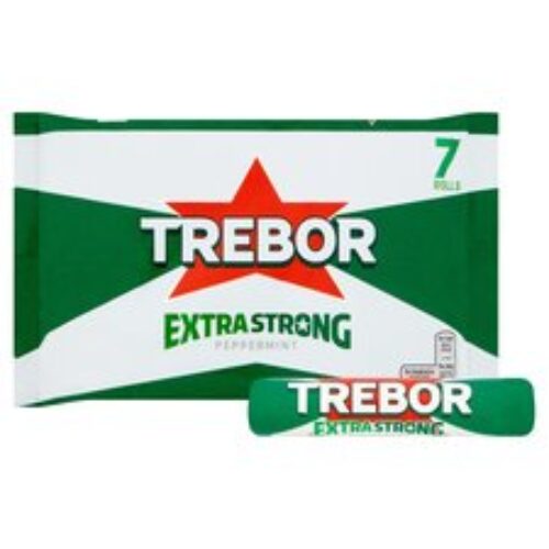 Trebor Extra Strong P/Mints 7 Rolls 289.1G