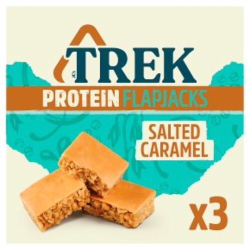 Trek Salted Caramel Protein Flapjacks 3X150g