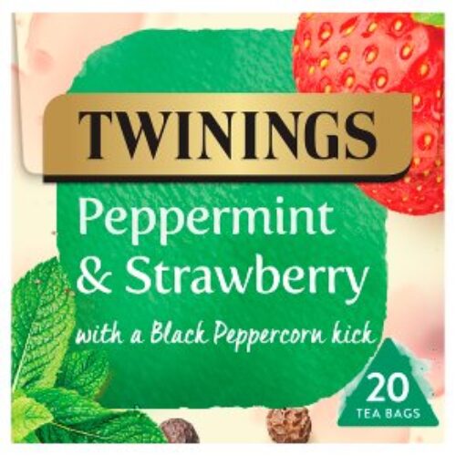 Twinings Peppermint & Strawberry 20 Teabags 36G