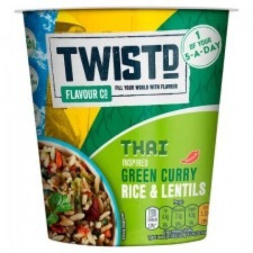 Twistd Thai Green Curry Rice & Lentils 70G