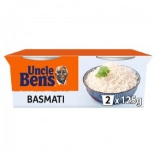 Uncle Bens Rice Cups Basmati 2X125g