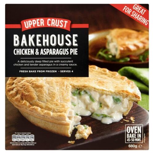 Uppercrust Chicken & Asparagus Pie 680G