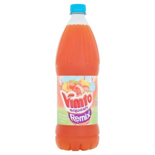 Vimto Remix Watermelon Strawberry Peach Drink 1Ltr