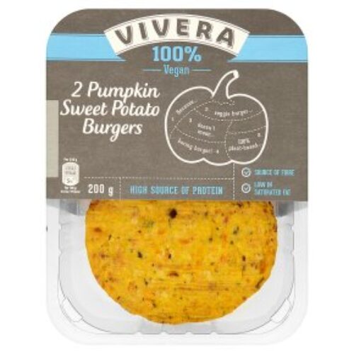 Vivera 2 Pumpkin Sweet Potato Burgers 200G