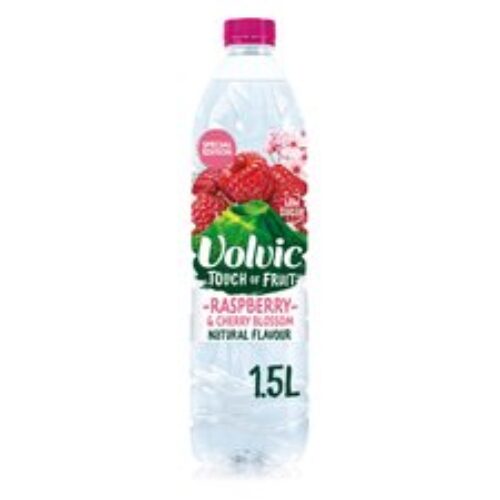 Volvic Touch Of Fruit Raspberry Cherry Flavoured Water 1.5L