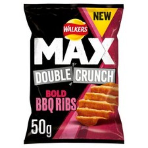 Walkers Max Double Crunch Bbq Ribs 50G