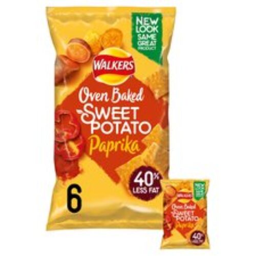 Walkers Oven Baked Sweet Potato 6X23g